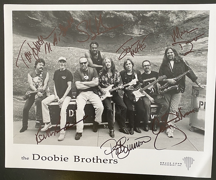 Doobie Brothers Signed Promotional Photograph