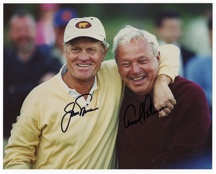 Jack Nicklaus and Arnold Palmer Signed Photograph