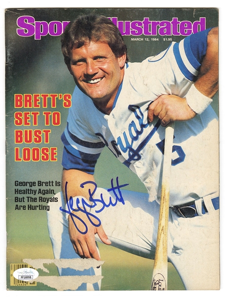 George Brett Signed 1984 Sports Illustrated Magazine JSA