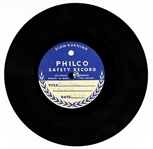 Elvis Presley "I Beg of You" Philco 65 1957 Acetate