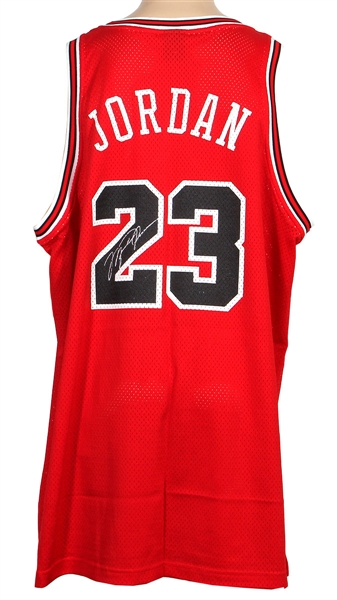 1984 Rookie Year Michael Jordan Chicago Bulls Signed TBTC Pro-Cut Jersey JSA