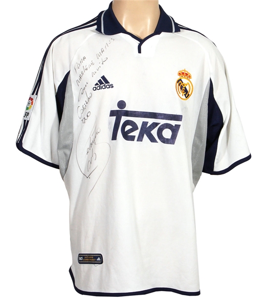 Roberto Carlos 1998/1999 Iconic Real Madrid Match Worn & Signed Jersey JSA