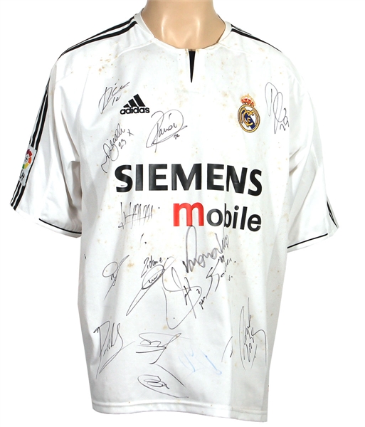 Ronaldo Luís Nazário Real Madrid 2003/2004 Team Signed & Match Worn Jersey JSA