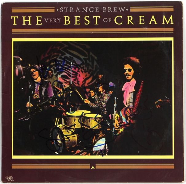 Cream Band Signed “The Very Best of Cream” Album JSA & REAL