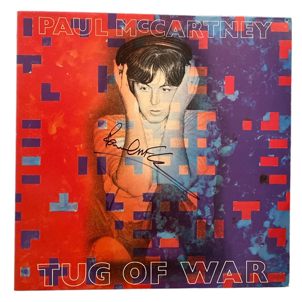 Paul McCartney Signed “Tug of War” Album (REAL)