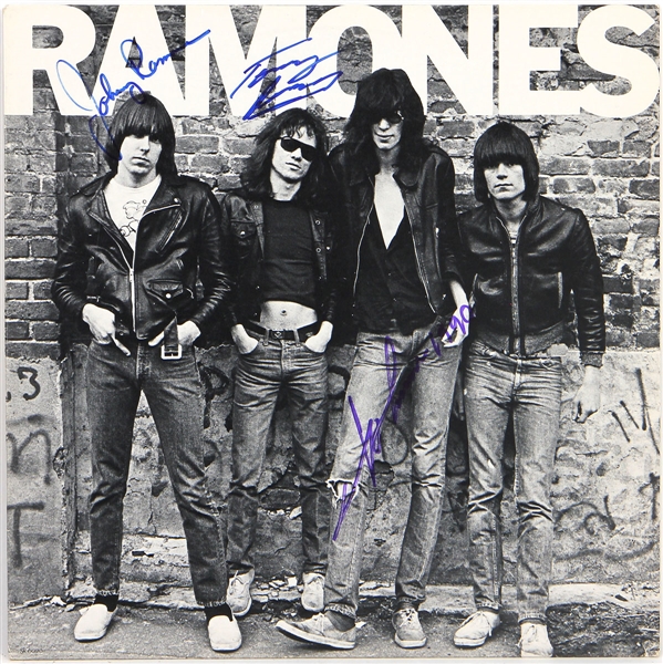 The Ramones Signed "Ramones" Album REAL