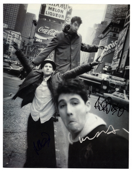 Beastie Boys Group Signed Oversized Photograph (JSA)