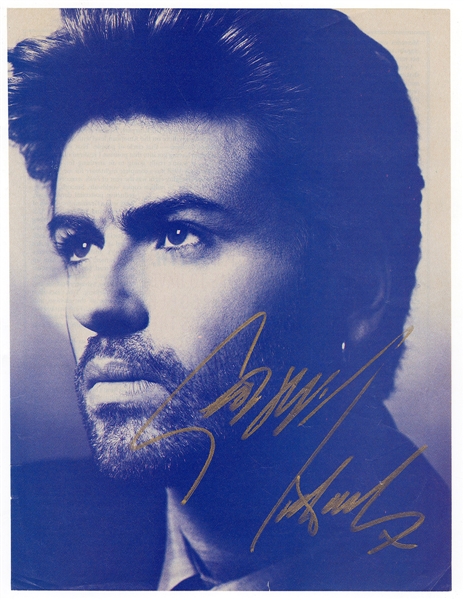 George Michael Signed Photograph (REAL)