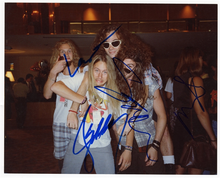 Alice in Chains Band Signed Photograph JSA (John Brennan Collection)