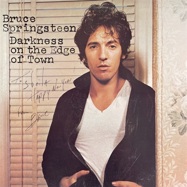 Bruce Springsteen Vintage Signed & Inscribed “Darkness on the Edge of Town” Album (REAL)