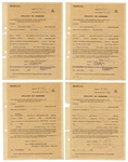 The Beatles Historic Collection of Signed 1963-1965 Contracts to Join the Performing Rights Society - Officially Becoming Composers (Caiazzo & REAL)