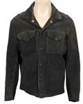 Jim Morrison Owned & Stage Worn Suede Jacket (Photo-Matched) to The Infamous 1967 New Haven Arena Concert Arrests (RGU)