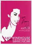 Amy Winehouse Signed Concert Poster (JSA & REAL)