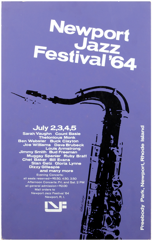 Lot Detail Chet Baker Newport Festival Concert Poster