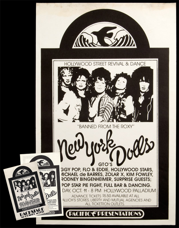 Lot Detail - New York Dolls Concert Collection