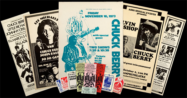 Chuck Berry Concert Poster & BSP Collection