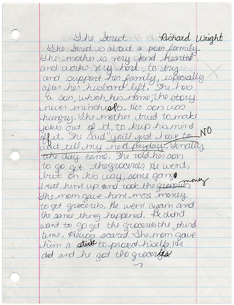 Britney Spears Handwritten Book Report and Cover