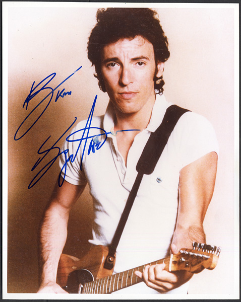 Bruce Springsteen Signed Photograph