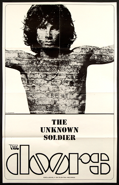 The Doors “Unknown Soldier” 1968 Promotional Poster 