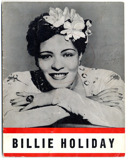 Billie Holiday Concert Program