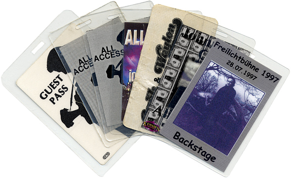 Johnny Cash Set of Backstage Passes