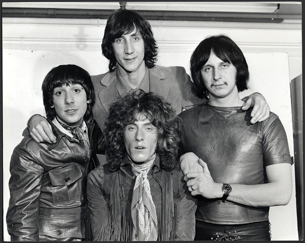 The Who 1970 Vintage Stamped Photograph by Harry Goodwin