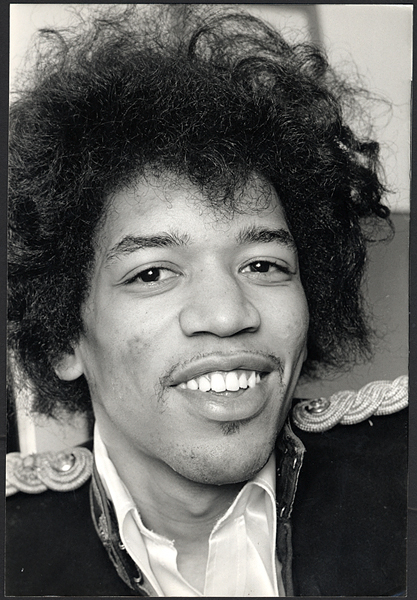 Lot Detail Jimi Hendrix 1967 Saville Theatre Vintage Stamped Photograph By Roberto Rabanne 