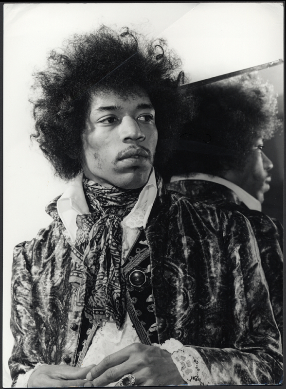 Lot Detail - Jimi Hendrix Vintage Stamped Photograph by Harry Goodwin