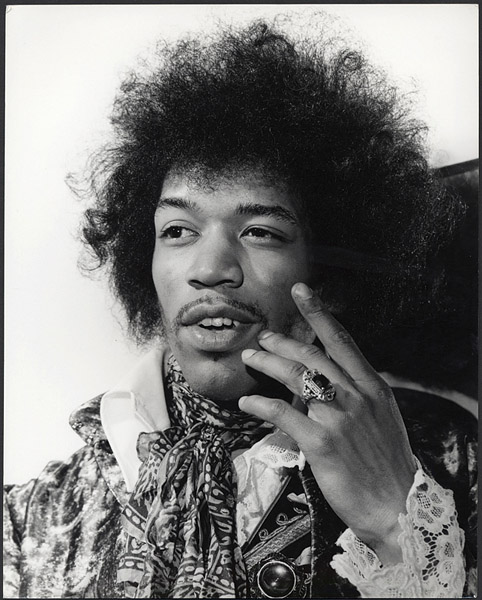 Lot Detail Jimi Hendrix Vintage Stamped Photograph By Harry Goodwin
