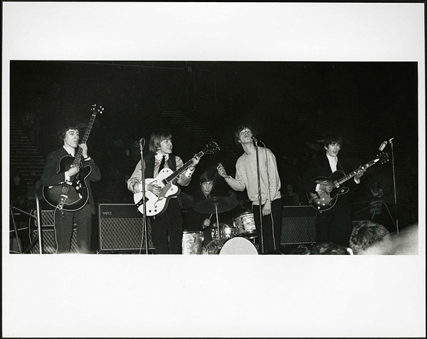 The Rolling Stones 1964 "Mod Ball" Vintage Stamped Photograph by Roberto Rabanne