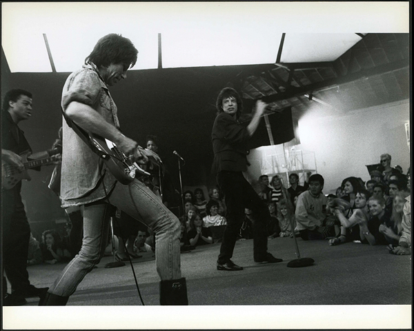 Mick Jagger and Jeff Beck Vintage Photograph