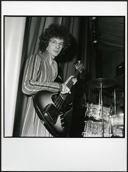 Noel Redding 1967 "Star Club" Vintage Stamped Photograph by Gunter Zint