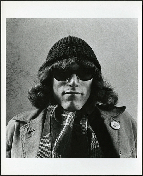 Spencer Dryden (Jefferson Airplane) Vintage Stamped Photograph by Jim Marshall