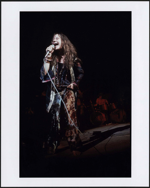 Janis Joplin Vintage Stamped Photograph by Henry Diltz