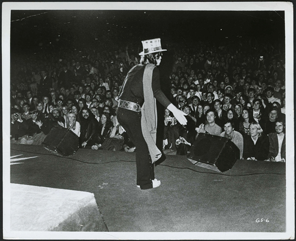 Mick Jagger 1969 "Altamont" Concert Vintage Stamped Photograph 