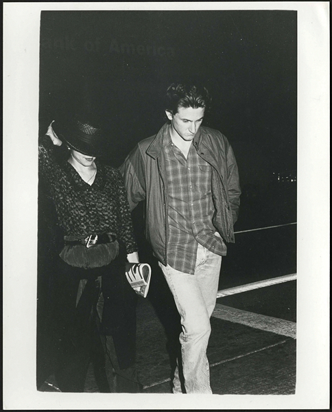 Madonna and Sean Penn Mid-1980s Vintage Photograph