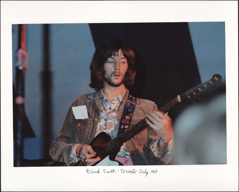 Lot Detail Eric Clapton Blind Faith 1969 Vintage Photograph