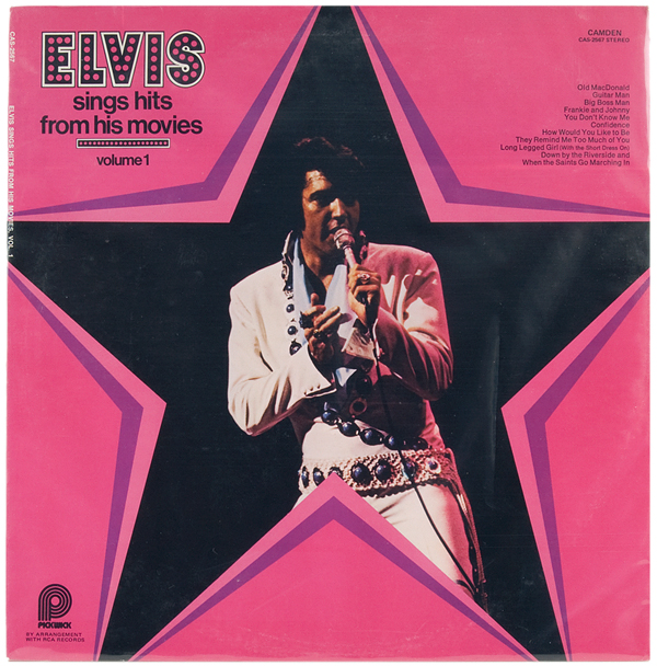  "Elvis Sings Hits From His Movies, Volume 1" Album (Pickwick)