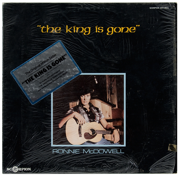  "The King Is Gone" Album with Original Newspaper Front Page