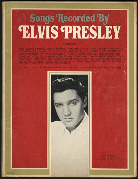 "Songs Recorded by Elvis Presley" Volume One