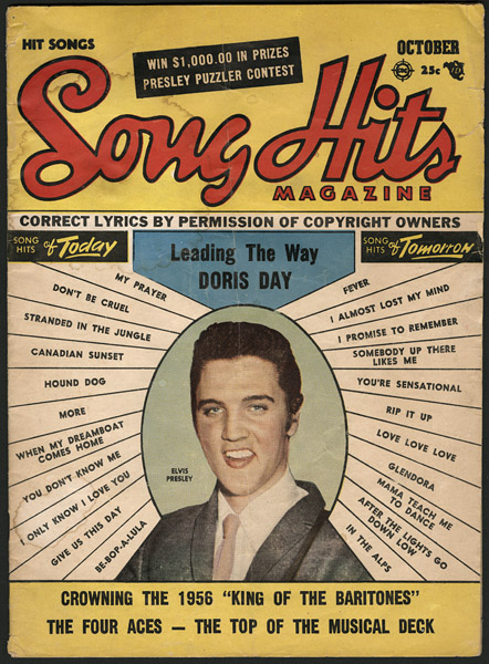 "Song Hits Magazine" Featuring Elvis Presley