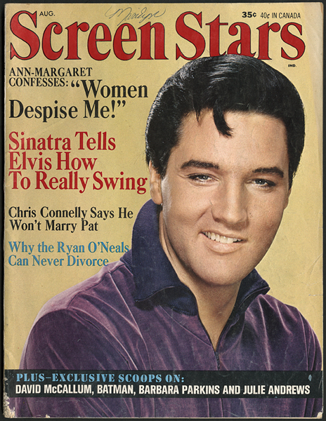 Elvis Presley "Screen Stars" Magazine