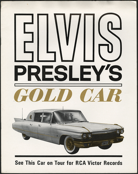 "Elvis Presleys Gold Car" RCA Tour Promo