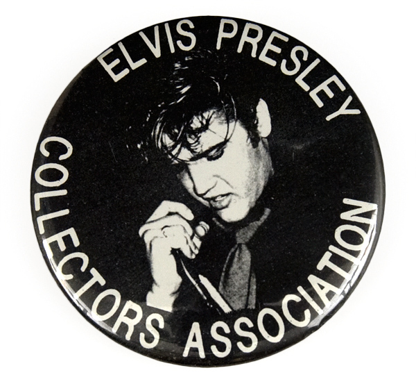 "Elvis Presley Collectors Association" Pinback Photo Button