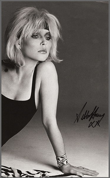 Deborah Harry Signed Picture Book Page