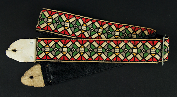 Jimi Hendrix Owned and Used Guitar Strap 