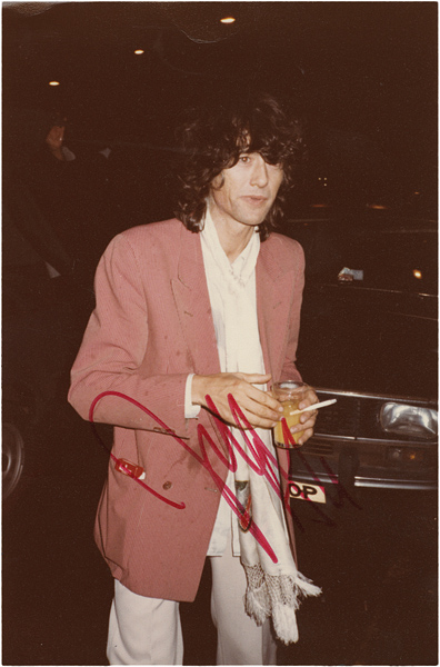 Jimmy Page Signed Photograph