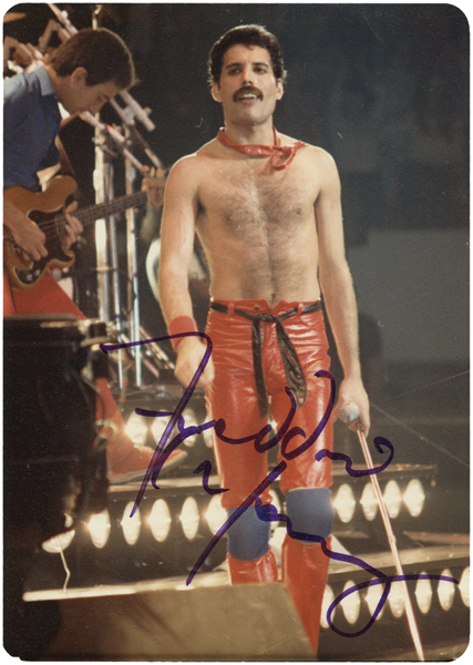 Freddie Mercury Signed Photograph