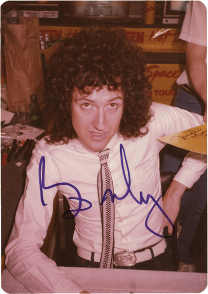 Brian May Signed Photograph