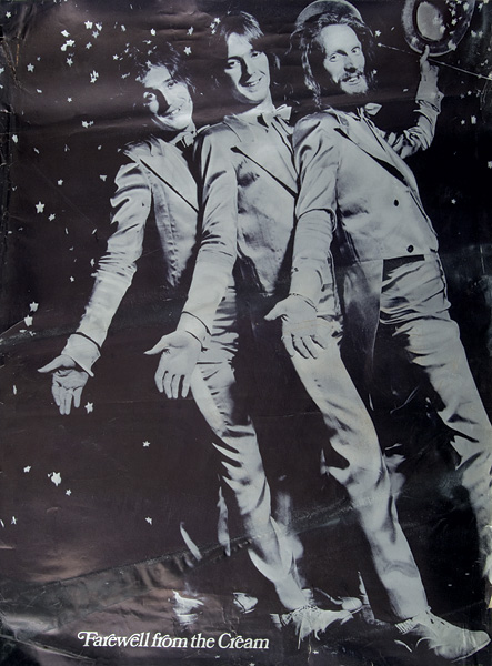 Cream 1968 Farewell Poster 